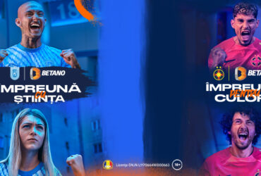 [P] Betano susține suporterii, pentru ca „E Fun Să Fii Fan”/ „Împreună pentru culori” și „Împreună cu Știința” sunt declarațiile manifest Betano, dedicate suporterilor FCSB și U Craiova
