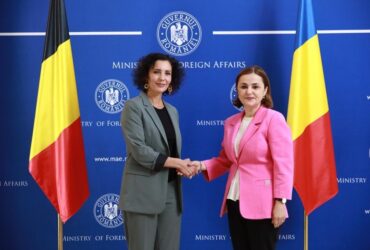 Șefa diplomației de la Bruxelles: „220.000 de români trăiesc în Belgia”. Ce au discutat Odobescu și Lahbib