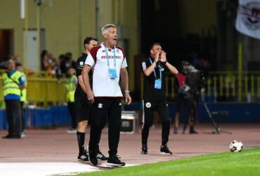 Cristiano Bergodi, mulțumit după remiza dintre Oțelul și Rapid