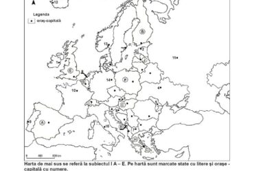 Simulare Bacalaureat 2024. Proba la alegere. Subiectele la geografie