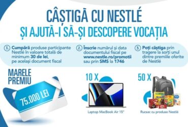 „Tu ce vrei să te faci când vei fi mare?” Nestlé ajută mii de adolescenți să afle răspunsul la această întrebare