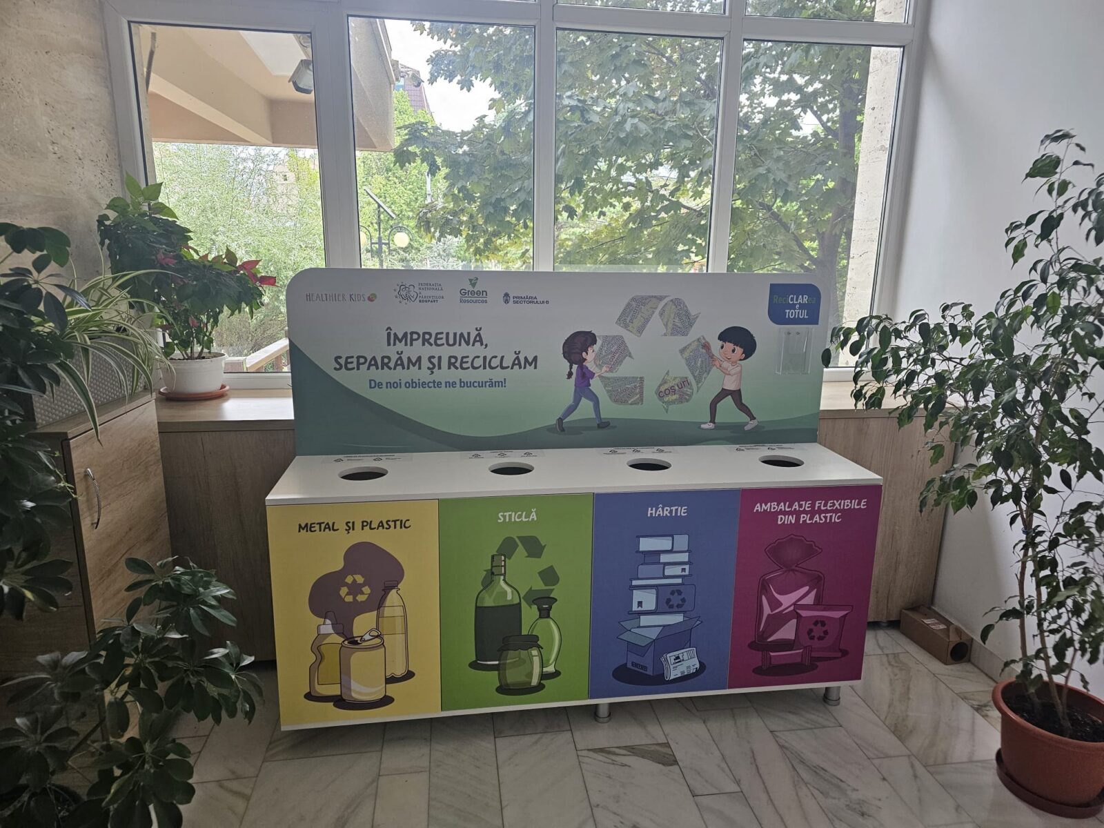 6 școli și Primăria Sectorului 6 participă la campania „ReciCLARea e totul!”