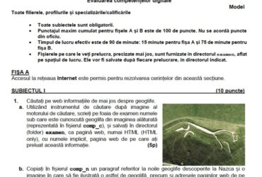 Bacalaureat 2024, proba de Competențe digitale. Structura examenului. Ce trebuie să știe elevii