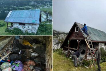 Revolta rangerilor după ce refugiul Zănoaga din Retezat a fost vandalizat: „Ce oameni de munte sunteți voi?” FOTO