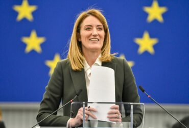 Nicuşor Dan, prima întâlnire cu un înalt oficial european. Roberta Metsola vine în România