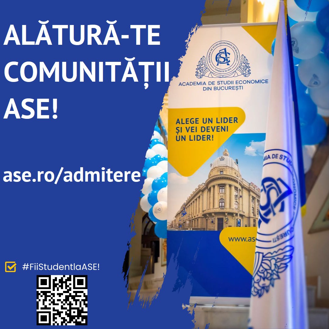 Joi, 3 iulie, ASE începe înscrierile pentru Admiterea la programele de licență!