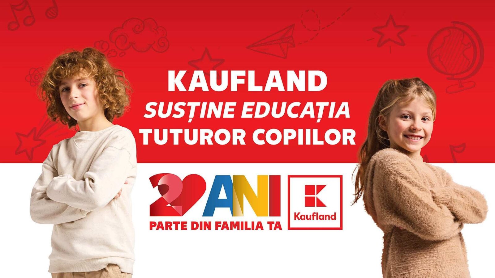 Kaufland susține educația tuturor copiilor și reduce prețurile la rechizite