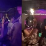 VIDEO Imagini de promovare a barului care a ars în Elveția arată cum erau servite sticle de băuturi cu artificii în ele