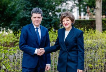 Nicușor Dan și Oana Gheorghiu au discutat la Bruxelles despre digitalizarea României